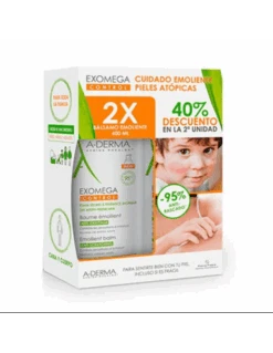 A Derma A-DERMA EXOMEGA BÁLSAMO EMOLIENTE DUPLO 2 X 400 ML
