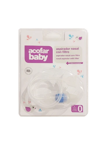 ACOFAR ASPIRADOR NASAL CON FILTRO 3 ACOFAR ASPIRADOR NASAL CON FILTRO