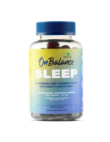 AQUILEA ONBALANCE SLEEP GOMINOLAS SABOR BANANA 60 UND 3 AQUILEA ONBALANCE SLEEP GOMINOLAS SABOR BANANA 60 UND