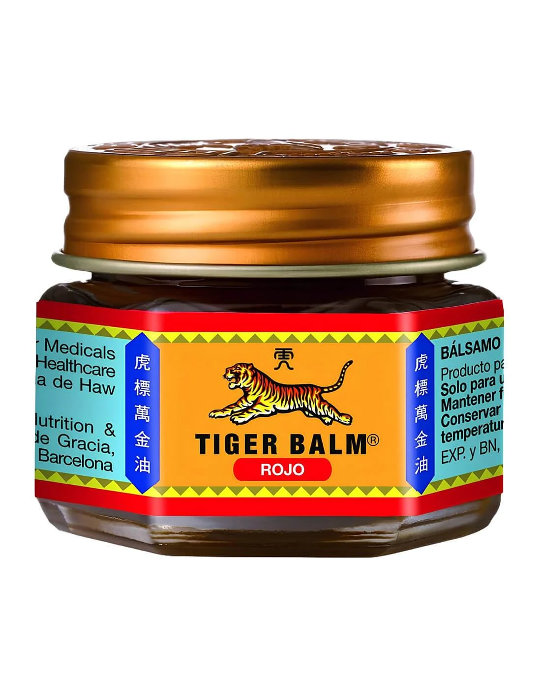 BALSAMO TIGRE ROJO PARA MASAJE 19G 3 BALSAMO TIGRE ROJO PARA MASAJE 19G