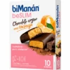 BIMANAN SUSTITUTIVE BARRITA CHOCOLATE + NARANJA -Ibanez Farmacia Tienda bimanan beslim barrita sabor chocolate negro con naranja 10 unidades