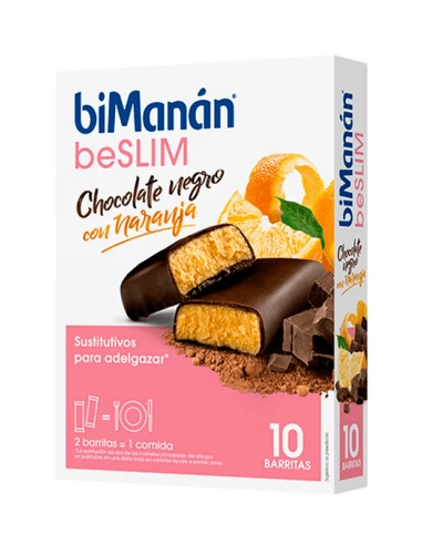 BIMANAN SUSTITUTIVE BARRITA CHOCOLATE + NARANJA 3 BIMANAN SUSTITUTIVE BARRITA CHOCOLATE + NARANJA