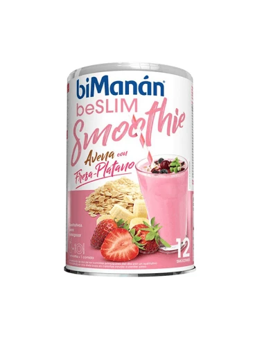 BIMANAN BESLIM SMOOTHIE AVENA FRESA Y PLATANO 3 BIMANAN BESLIM SMOOTHIE AVENA FRESA Y PLATANO