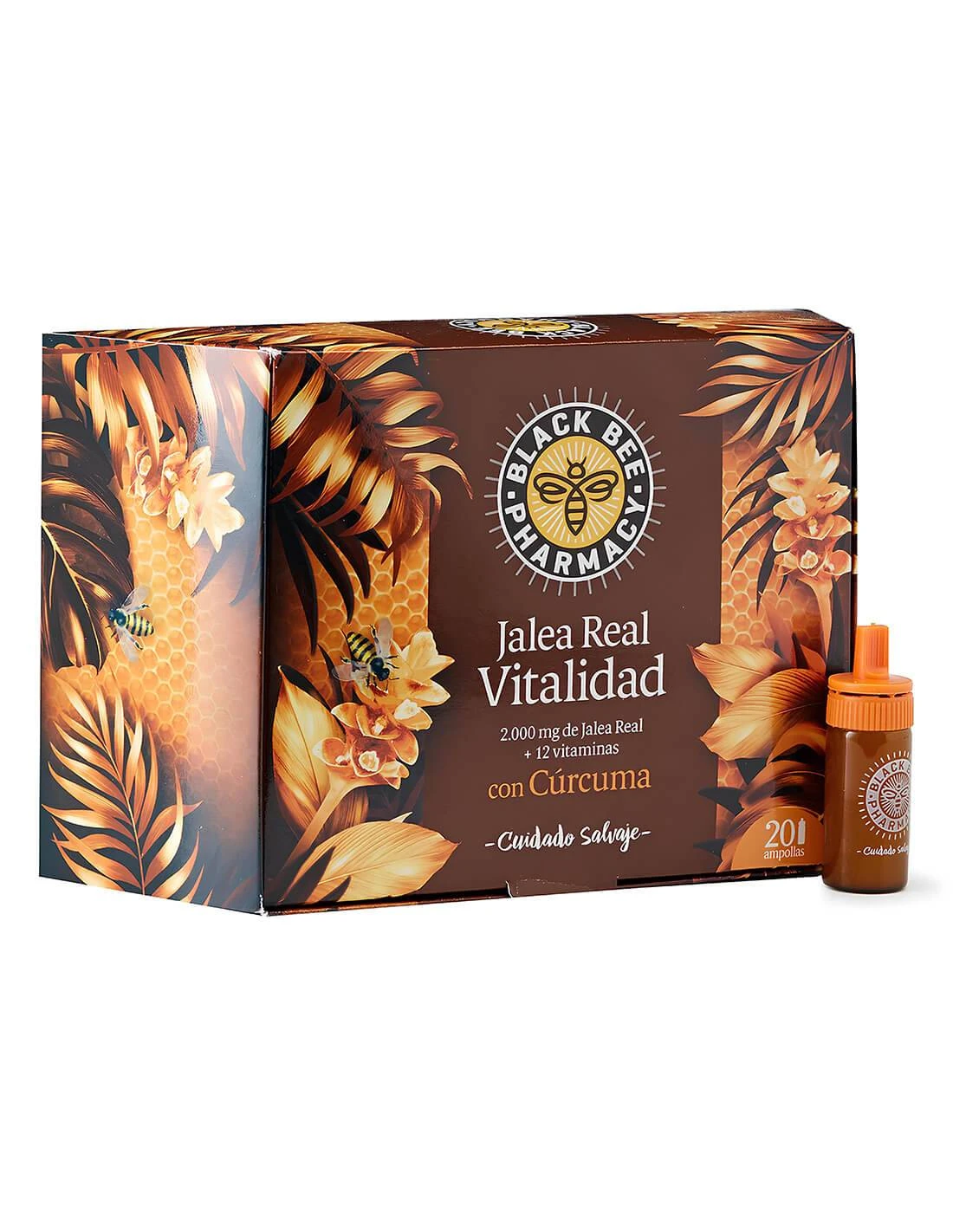 BLACK BEE PHARMACY JALEA VITALIDAD 20 VIALES 4 BLACK BEE PHARMACY JALEA VITALIDAD 20 VIALES - Imagen 2