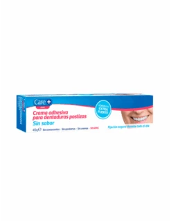 CARE+ CREMA ADHESIVA DENTADURA EXTRA FUERTE SIN SABOR 40 G