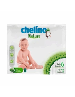 CHELINO NATURE PAÑALES TALAL 6 17-28 KG 27 UNIDADES