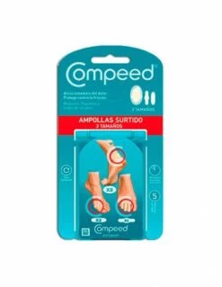 COMPEED AMPOLLAS APOSITOS SURTIDO 5 UNIDADES.