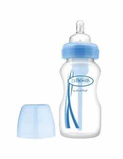 Dr. Brown's DR BROWN S BIBERON BOCA ANCHA 240 ML AZUL