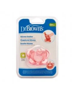 Dr. Brown's DR BROWN S CHUPETE SILICONA ROSA 0- 6 M