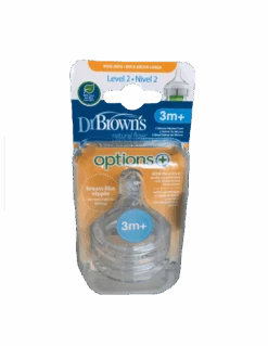 Dr. Brown's DR BROWN S TETINA BOCA ANCHA NIVEL 2