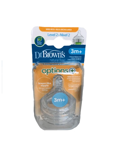 Dr. Brown's DR BROWN S TETINA BOCA ANCHA NIVEL 2 3 Dr. Brown's DR BROWN S TETINA BOCA ANCHA NIVEL 2