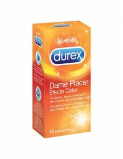 DUREX PRESERVATIVOS DAME PLACER 12 UNIDADES