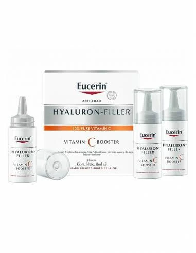 EUCERIN HYALURON FILLER ANTI-AGE VITAMIN C BOOST 3 X 8 ML 3 EUCERIN HYALURON FILLER ANTI-AGE VITAMIN C BOOST 3 X 8 ML