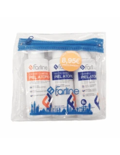 FARILINE NECESER PIEL ATÓPICA LOCIÓN CORPORAL 100 ML + GEL BAÑO 100 ML + CHAMPÚ 100 ML