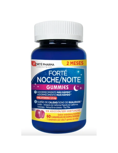 FORTE NOCHE GUMMIES 60 CARAMELOS DE GOMA 3 FORTE NOCHE GUMMIES 60 CARAMELOS DE GOMA