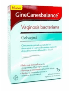 GINECANESBALANCE GEL VAGINAL 7 TUBOS 5 ML