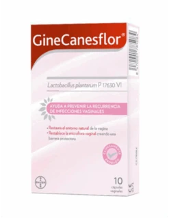 GINECANESFLOR 10 CÁPSULAS VAGINALES