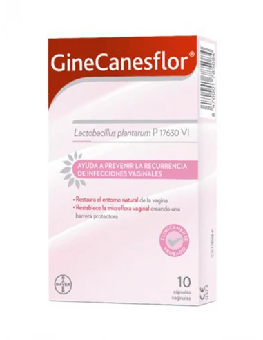 GINECANESFLOR 10 CÁPSULAS VAGINALES 3 GINECANESFLOR 10 CÁPSULAS VAGINALES