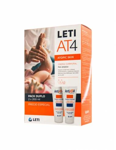 LETI AT4 PASTA AL AGUA CREMA PAÑAL DUPLO 2 X 75 3 LETI AT4 PASTA AL AGUA CREMA PAÑAL DUPLO 2 X 75