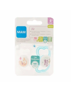 MAM CHUPETE SILICONA AIR +6 MESES 2 UNIDADES