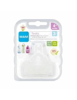 MAM TETINA SILICONA TEAT 3 FLUJO RAPIDO 4+ M