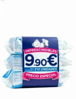 MUSTELA TOALLITAS HUMEDAS PACK 3 UNIDADES