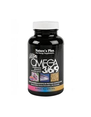 NATURE´S PLUS ULTRA OMEGA 3/6/9 90 PERLAS 3 NATURE´S PLUS ULTRA OMEGA 3/6/9 90 PERLAS
