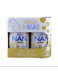 Nestlé® NESTLÉ NAN SUPREME 2 DUPLO 2 X 800 G + REGALO TOALLA CAPA