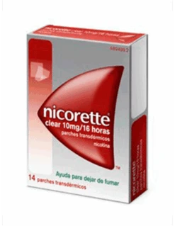 NICORETTE CLEAR 10 MG/16 H 14 PARCHES TRANSDÉRMICOS