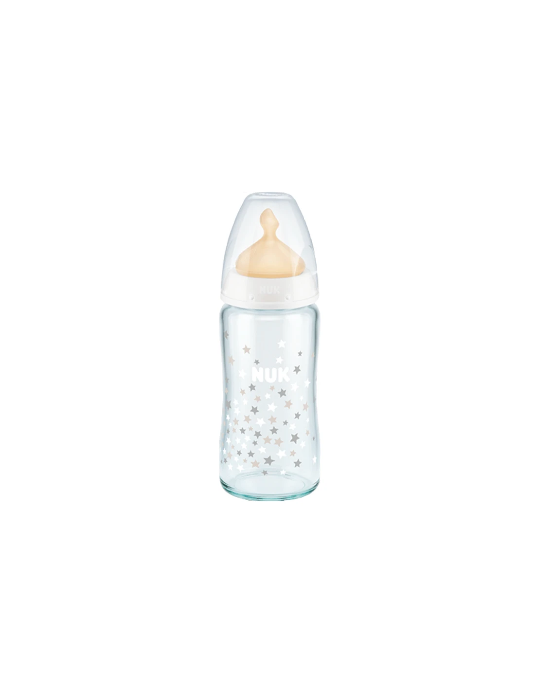 NUK BIBERON CRISTAL LATEX BOCA ANCHA T1 M 240ML 5 NUK BIBERON CRISTAL LATEX BOCA ANCHA T1 M 240ML - Imagen 3