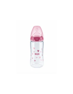 NUK BIBERÓN SILICONA BOCA ANCHA T1 M 300 ML