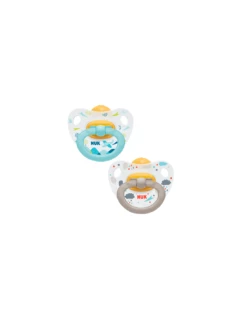 NUK CHUPETE CLASSIC HAPPY KIDS LÁTEX 6-18 MESES 2 UNIDADES