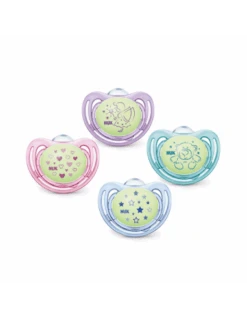 NUK CHUPETE FREESTLYE NIGHT SILICONA 18-36 MESES 1 UNIDAD