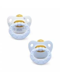 NUK CHUPETE LATEX AZUL T1 2 UNIDADES