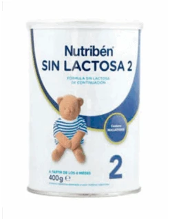 NUTRIBÉN LECHE SIN LACTOSA 2 400 G