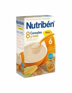 NUTRIBEN PAPILLA 8 CEREALES MIEL FIBRA 600 G