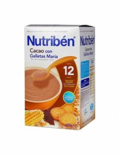 NUTRIBEN PAPILLA CACAO GALLETA MARIA 600 G
