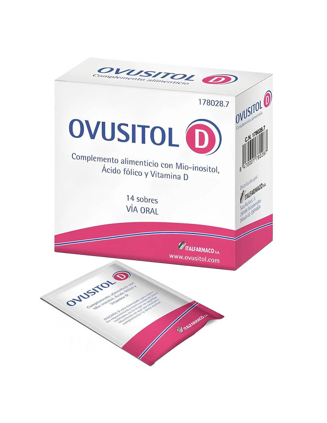 OVUSITOL D 14 SOBRES 4 OVUSITOL D 14 SOBRES - Imagen 2