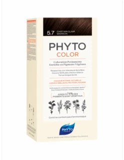 PHYTO COLOR 5.7 CASTAÑO MARRÓN CLARO KIT