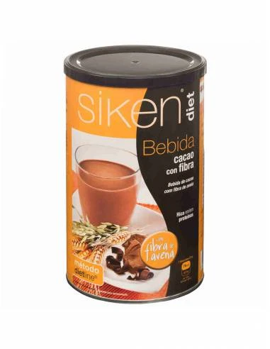 SIKEN DIET BEBIDA CACAO CON FIBRA 400 G 3 SIKEN DIET BEBIDA CACAO CON FIBRA 400 G