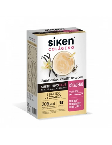 SIKEN SUSTITUTIVO COLÁGENO VAINILLA 6 SOBRES 3 SIKEN SUSTITUTIVO COLÁGENO VAINILLA 6 SOBRES
