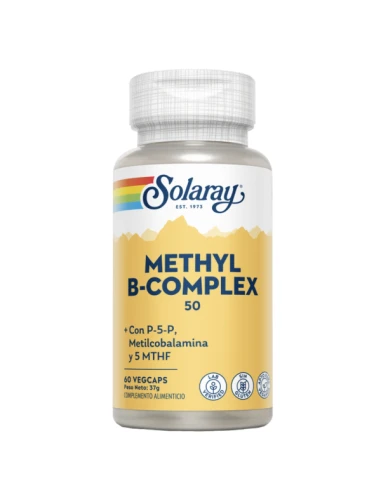 SOLARAY METHYL B-COMPLEX 50 60 VEGCAPS 3 SOLARAY METHYL B-COMPLEX 50 60 VEGCAPS