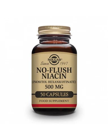 SOLGAR NIACINA NO RUBORIZANTE 500MG 50VEGICAPS 3 SOLGAR NIACINA NO RUBORIZANTE 500MG 50VEGICAPS
