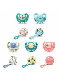 SUAVINEX CHUPETE ANATÓMICO SILICONA 6-18 MESES + BROCHE