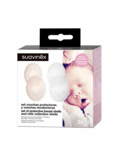 SUAVINEX CONCHAS PROTECTORAS + RECOLECTORAS 6 UNIDADES