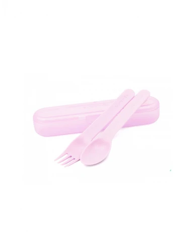 SUAVINEX SET DE CUBIERTOS INFANTILES ESTUCHE LILA 3 SUAVINEX SET DE CUBIERTOS INFANTILES ESTUCHE LILA