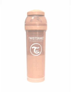 TWISTSHAKE BIBERÓN ANTICÓLICO BEIG PASTEL 330 ML