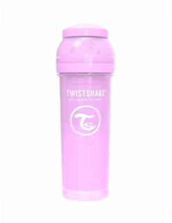 TWISTSHAKE BIBERÓN ANTICÓLICO LILA PASTEL 330 ML