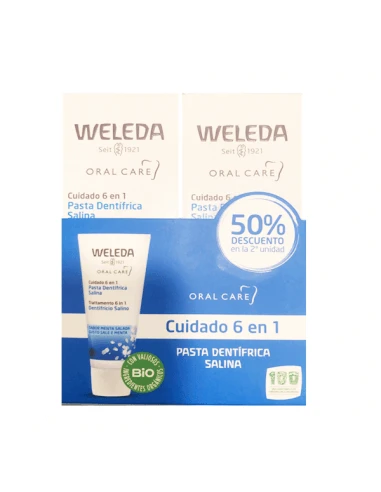 WELEDA PASTA DENTIFRICA SALINA 75 ML DUPLO 3 WELEDA PASTA DENTIFRICA SALINA 75 ML DUPLO