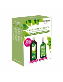 WELEDA PLAN DETOX ANTICELULÍTICO ZUMO DE ABEDUL 200 ML + ACEITE ANTICELULÍTICO 100 ML PACK